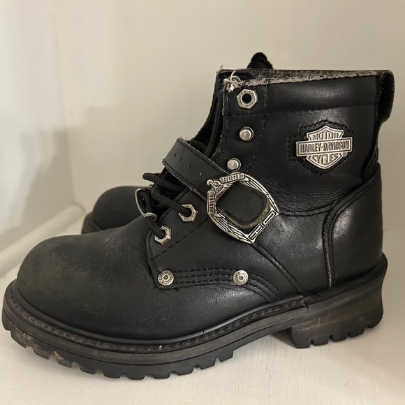 HarleyDavidson Shoes Harley Davidson Womens Boots Sz 6 2 Black